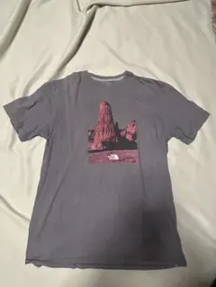 米国 THE NORTH FACE ザノースフェイス Tシャツ XLサイズ 灰⑻