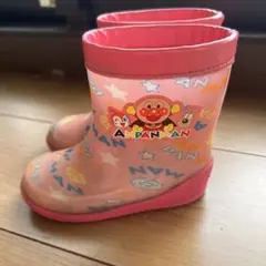 アンパンマン レインブーツ ピンク