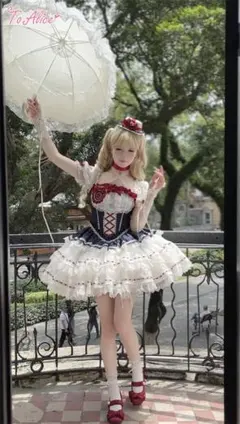 To Alice 白雪姫コルセット風デザインドレスのサムネイル