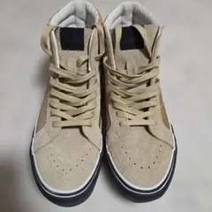 VANS　ベージュ スエード ハイカットスニーカー 26.5センチ