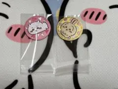 ちいかわ　刺繍缶バッジ　２点セット