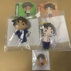 セガくじ コナン パイロット 服部 遠山マスコット アクスタ ステッカー