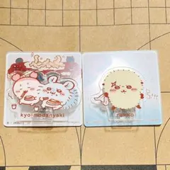 ちいかわ アクリルシーンクリップ ビスケット モモンガ 古本屋 ラッコ 2点