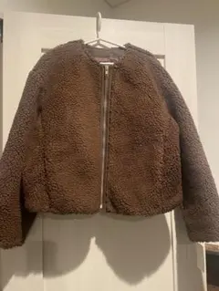 STRAWBERRY FIELDS ボアジャケット ブラウン