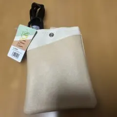 新品未使用　スパーラショルダーバッグ　ベージュ　サコッシュ　おまけつき