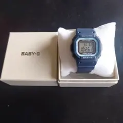 CASIO BABY-Gスクエアデジタルタフソーラー電波時計ネイビーブルー