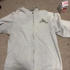 Stussy ジップアップパーカー グレーのサムネイル