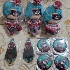 デパプリ プリキュア セクレトルー ぬいぐるみ アクスタ 缶バッジ セット