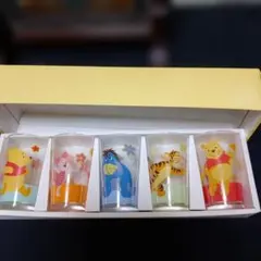 くまのプーさん ガラスコップ5点セット