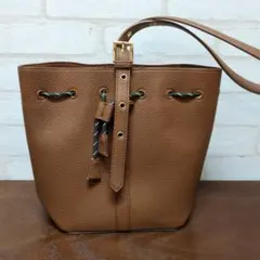 【美品】SLOBE IENA ショルダーバッグ ブラウン イエナ　キャメルのサムネイル