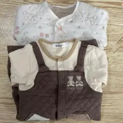 アプレレクール slap slip ロンパース２枚セット　70センチ