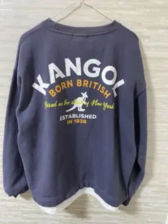 KANGOL ダークグレー 裏起毛スウェット