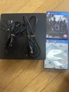 PS4 本体 1TB Jet Black ソフト2個付き