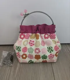 がま口 バッグ ショルダーチェーン付き