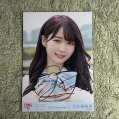 ＝LOVE 大谷映美里　直筆サイン　チェキ　CD購入抽選会 イコラブ イコールラブ ＝LOVE 大谷映美里 みりにゃ 直筆サイン入り