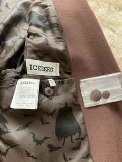 ICEBERG アイスバーグ カシミヤ混ウール　バットマンのモチーフ刺繍ブレザー