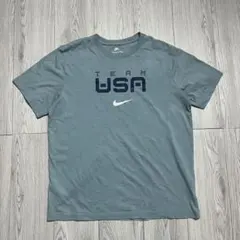 NIKE Tシャツ TEAM USA アメリカ代表 くすみカラー ライトブルー