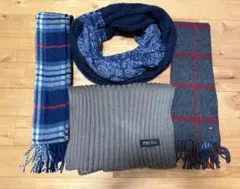 topologie マフラー Puffer Scarf Marine Blue - メルカリ