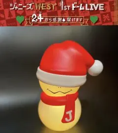 【即購入〇】点灯確認済ジャニーズWEST 24魂雪だるまペンライトスノーマン型