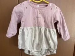さくらんぼ柄 ロンパース 80サイズ