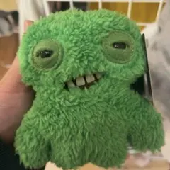 新品・タグ付き　FUGGLER ファグラー キーリング グリーン　ぬいぐるみ