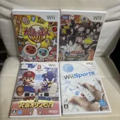 wii マリオ＆ソニック ナルト 太鼓の達人 wiiスポーツ