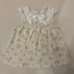 cottoli 黄色　花柄　トップス　チュニック 80cm