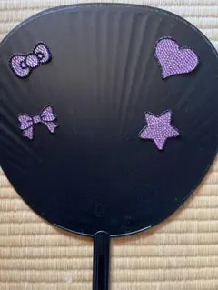 紫デコパーツ4点セット