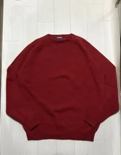 90s 希少 古着old uniqlo ニット セーター　ウール　レッド