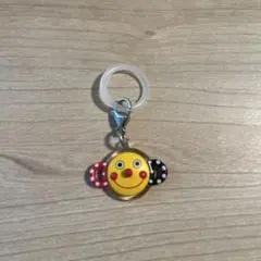 [ガチャガチャ]ピエロの顔の立体キーホルダー