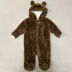 スウィートマミー ベビー ジャンプスーツ くま ブラウン 70cm