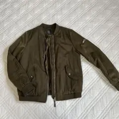 ZARAオリーブ MA-1スタイルジャケット
