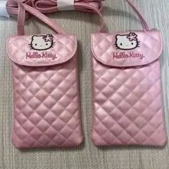 ハローキティ キルティングミニショルダー 2個セット セブン　一番くじ