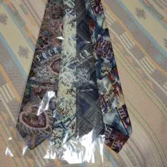 シルクデザインネクタイ　4本セット