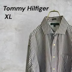 【希少カラー】トミーヒルフィガー ストライプシャツ レギュラーフィット 17