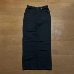 90s big john black denim W33×L33