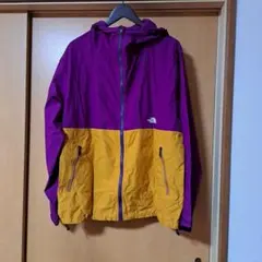 THE NORTH FACE マウンテンパーカー XL 紫/黄