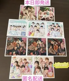 【大阪福岡渋谷店限定】なにわ男子 ましかくフォト 4種 集合