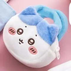 未開封 ちいかわ/ハチワレ ぬいふわトートミニ ボールチェーン付 キーホルダー