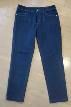 SIMPLE LIFE ダークインディゴ デニムパンツ Lサイズのサムネイル