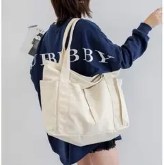 BIG トートバッグ キャンバス ショルダーバッグ マザーズバッグ 大容量