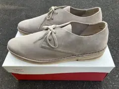 新品クラークス POINT BLANK サンドスエード UK7.5 26.5cm