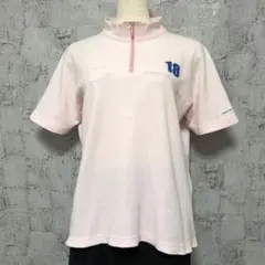 【PEARLY GATES】パーリーゲイツ ハーフジップ 半袖シャツ M