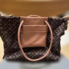 CHRISTIAN OLIVER モノグラムショルダーバッグ