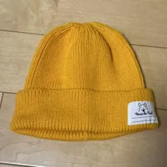 ニット帽 プーさん　黄色
