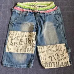 GOTHAM デニムハーフパンツ 160cm