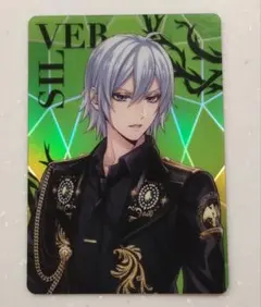 ツイステ ブレイジングジュエル オーロラカード シルバー　ステッカー付き