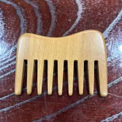MUJI 無印良品　ブナ材ヘアコーム 頭皮マッサージ　ローソン限定　中古のサムネイル