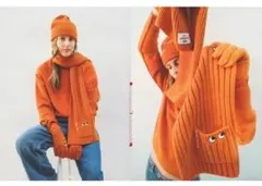 ユニクロ アニヤ・ハインドマーチ ヒートテックニットビーニー