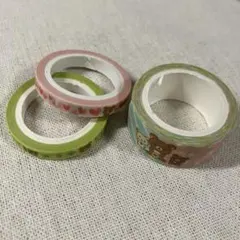 リラックマ マスキングテープ 3個セットのサムネイル